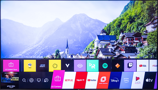 Go to the Content Store on LG Smart TV