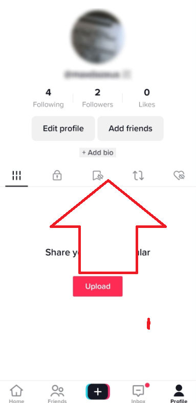 Hit the Bookmark option to see the repost on TikTok app