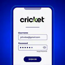 Sign in to Cricket Wireless account