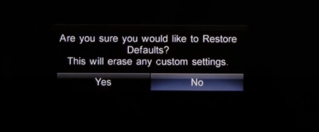 Select Yes