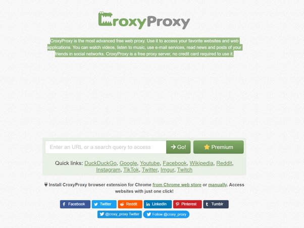 CroxyProxy