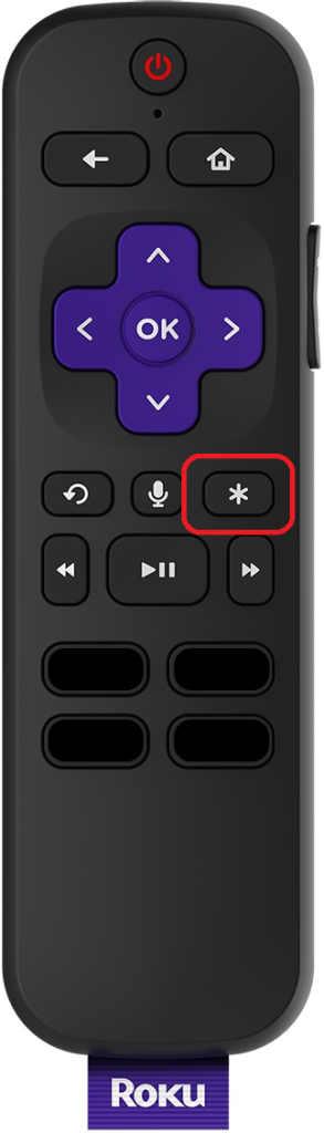Click the Options button on the remote