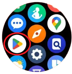 Open Play Store on Galaxy Watch