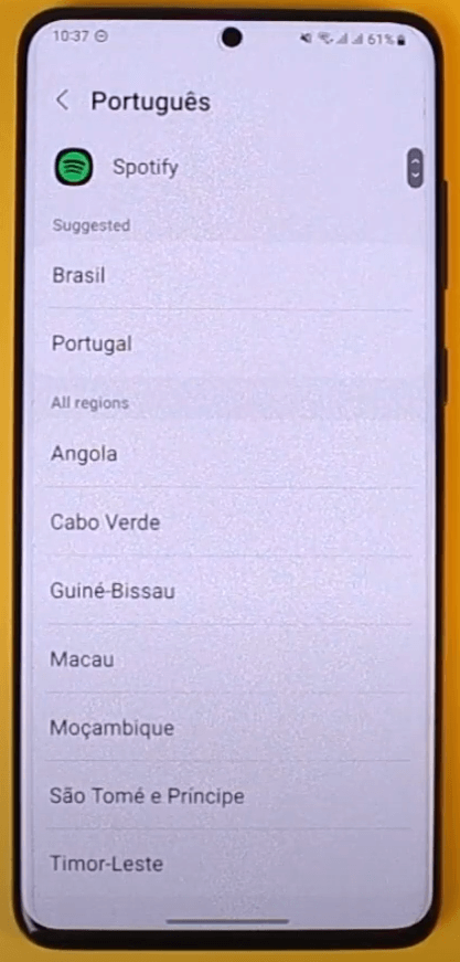 Choose Your Preferred Language to Change Language on Spotify