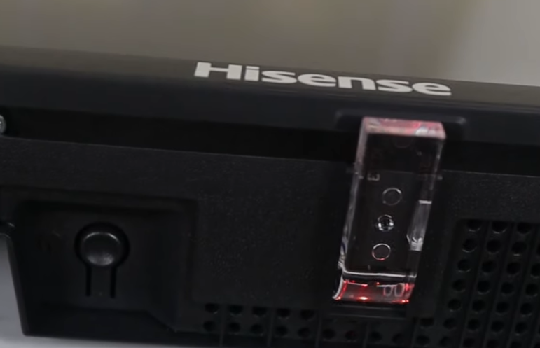 Press the Power button to Turn On Hisense TV