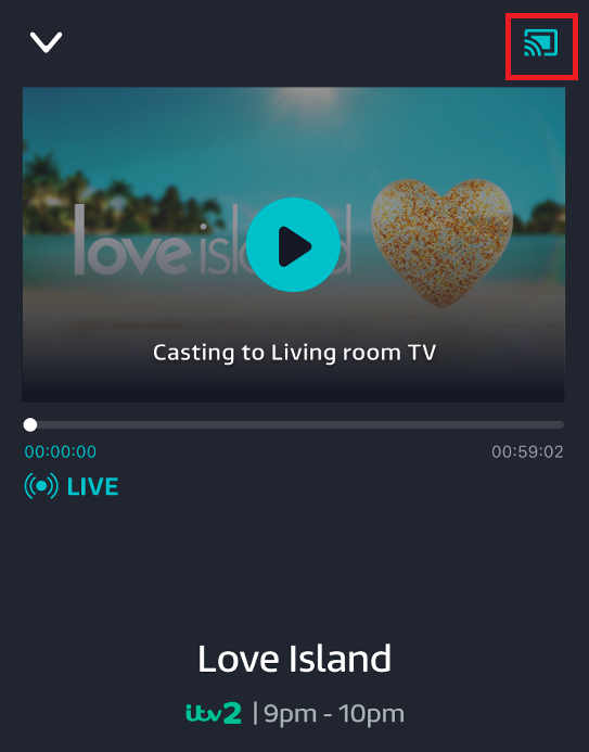 Cast  ITV Hub on LG TV