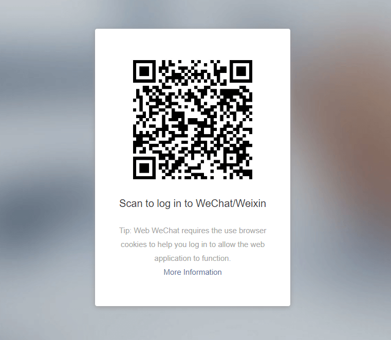 Log in to WeChat Web