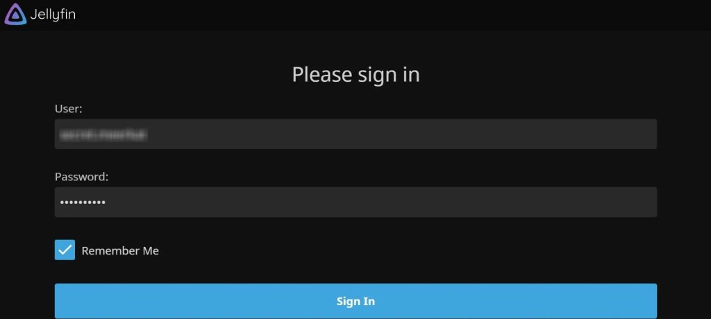 Sign In to Your Jellyfin Account on Nvidia Shield TV