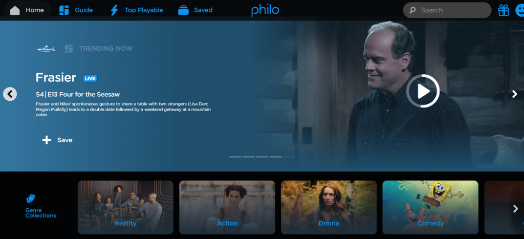 Philo App on Google TV