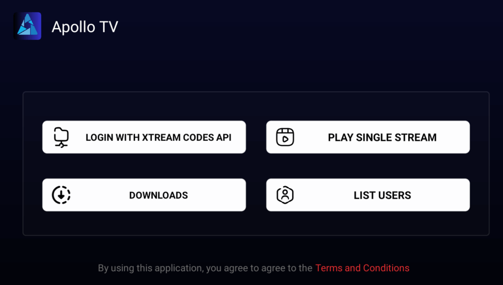 Click Login with Xtream Codes API