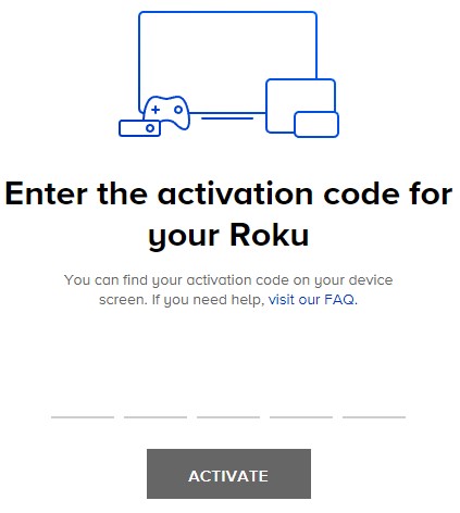 Enter the 5-digit code and click Activate