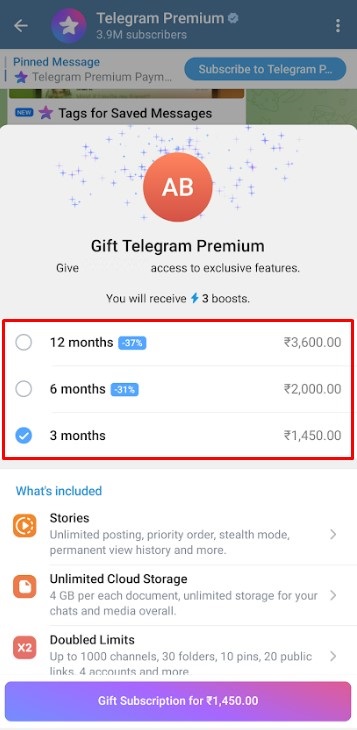 Click Gift Subscription