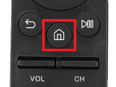 Press the Smart Hub button in the remote
