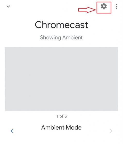 Update Chromecast-Chromecast Settings