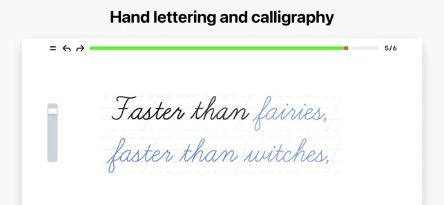 Learn handwriting with ArtWorkout