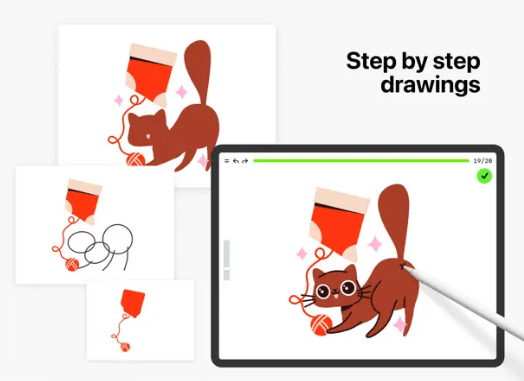 Draw step-by-step